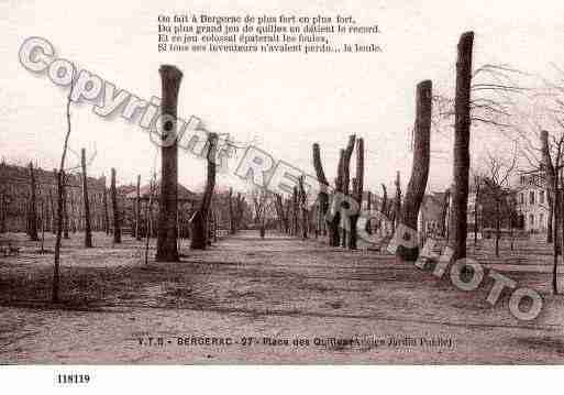 Ville de BERGERAC, carte postale ancienne