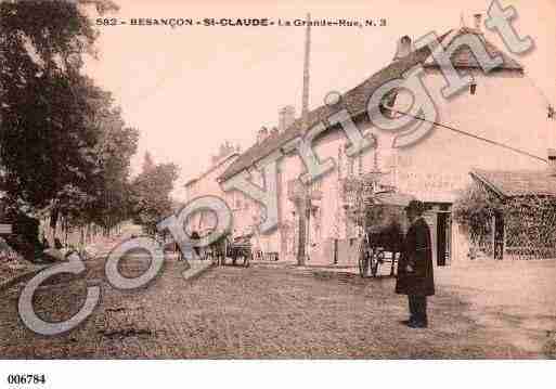 Ville de BESANCON, carte postale ancienne