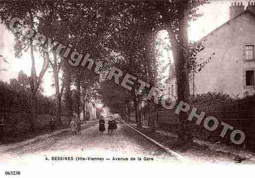 Ville de BESSINESSURGARTEMPE, carte postale ancienne