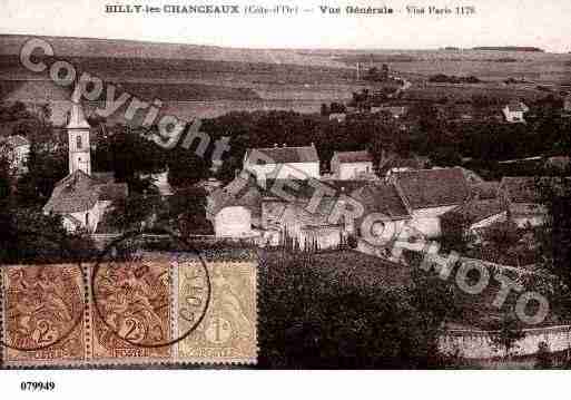 Ville de BILLYLESCHANCEAUX, carte postale ancienne