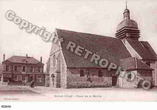 Ville de BORNEL, carte postale ancienne