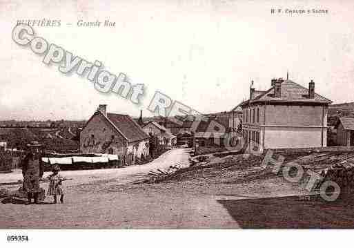 Ville de BUFFIERES, carte postale ancienne