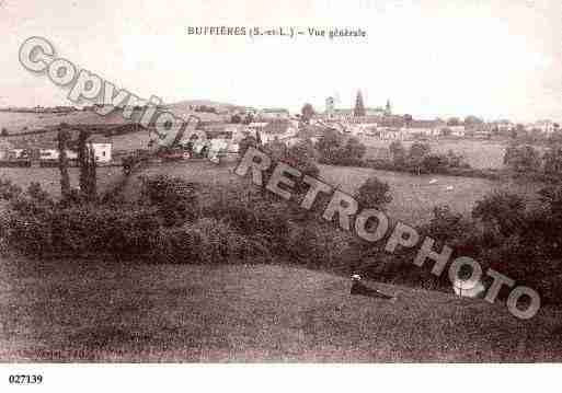 Ville de BUFFIERES, carte postale ancienne