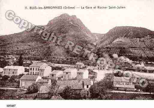 Ville de BUISLESBARONNIES, carte postale ancienne