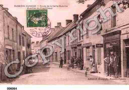 Ville de BUSSIEREDUNOISE, carte postale ancienne