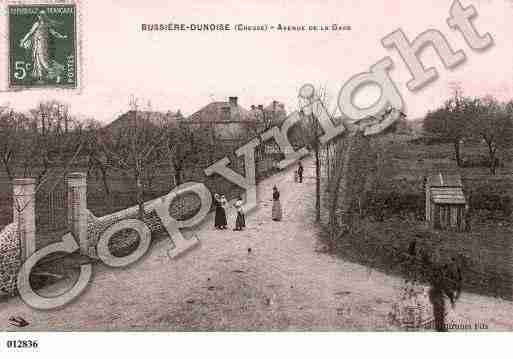 Ville de BUSSIEREDUNOISE, carte postale ancienne Ville de BUSSIEREDUNOISE, carte postale ancienne
