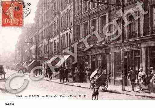 Ville de CAEN, carte postale ancienne