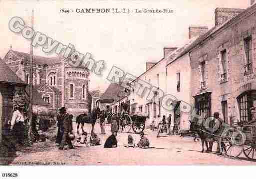 Ville de CAMPBON, carte postale ancienne