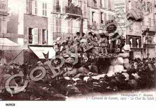 Ville de CANNES, carte postale ancienne