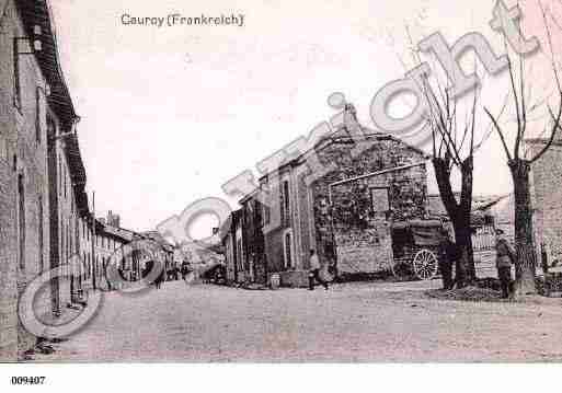 Ville de CAUROY, carte postale ancienne