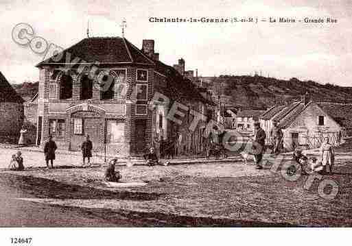 Ville de CHALAUTRELAGRANDE, carte postale ancienne