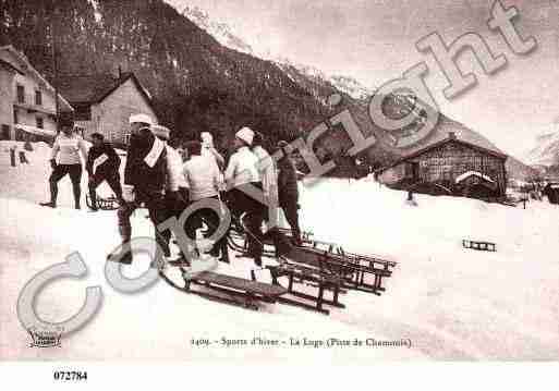 Ville de CHAMONIXMONTBLANC, carte postale ancienne