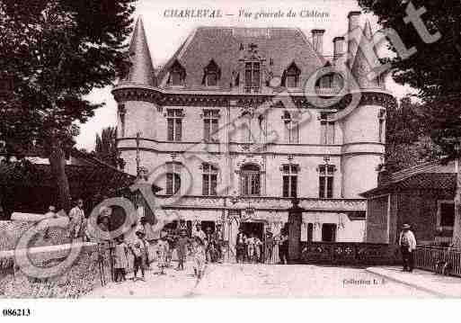 Ville de CHARLEVAL, carte postale ancienne