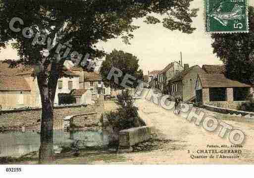 Ville de CHATELGERARD, carte postale ancienne