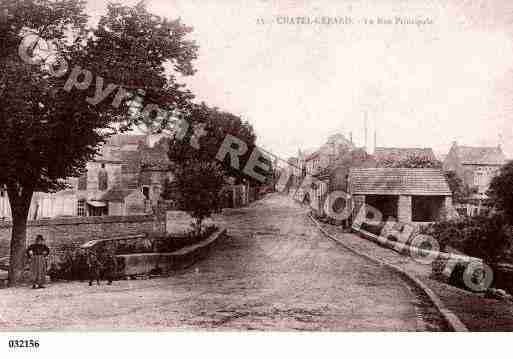 Ville de CHATELGERARD, carte postale ancienne