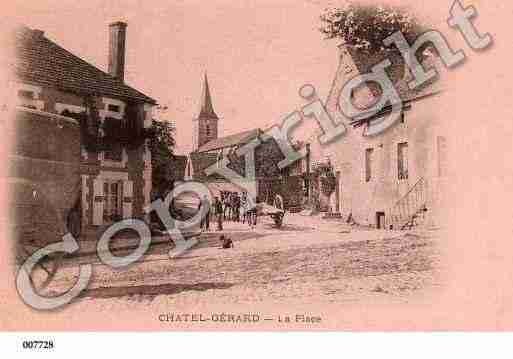 Ville de CHATELGERARD, carte postale ancienne