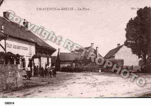 Ville de CHATENOYENBRESSE, carte postale ancienne