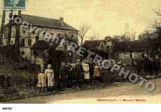 Ville de CHEVINCOURT, carte postale ancienne