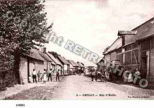 Ville de CHILLY, carte postale ancienne