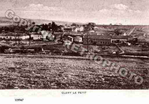 Ville de CLERYLEPETIT, carte postale ancienne