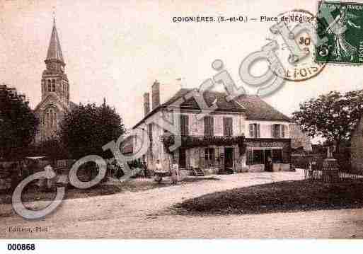 Ville de COIGNIERES, carte postale ancienne