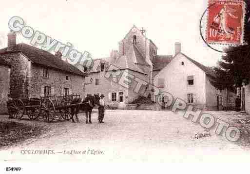 Ville de COULOMMES, carte postale ancienne