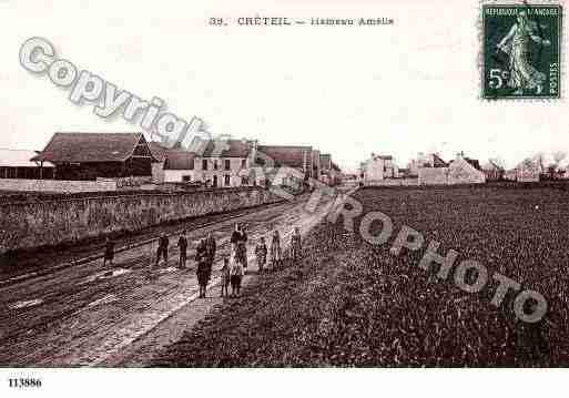 Ville de CRETEIL, carte postale ancienne