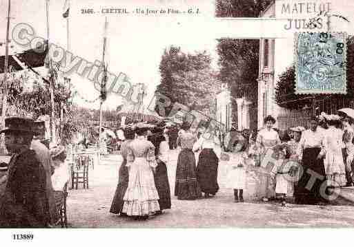 Ville de CRETEIL, carte postale ancienne