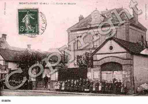 Ville de GALLARDON, carte postale ancienne