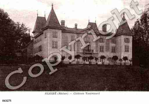 Ville de GLEIZE, carte postale ancienne