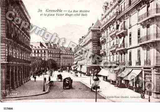 Ville de GRENOBLE, carte postale ancienne