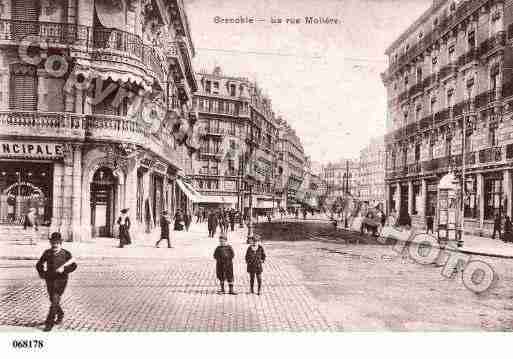 Ville de GRENOBLE, carte postale ancienne