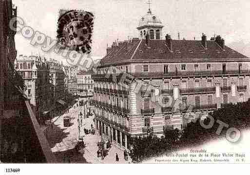 Ville de GRENOBLE, carte postale ancienne