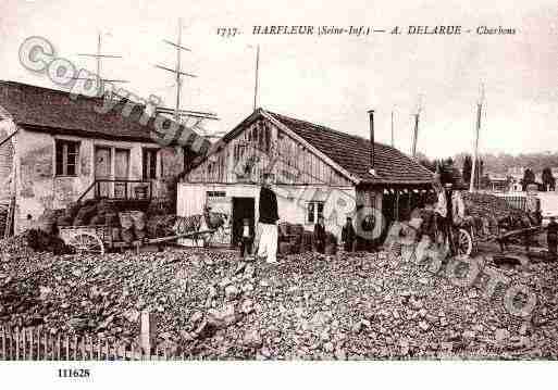 Ville de HARFLEUR, carte postale ancienne