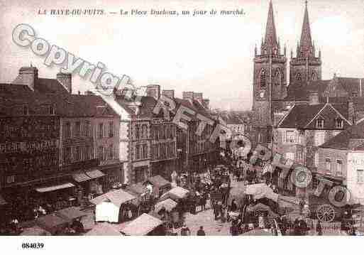 Ville de HAYEDUPUITS(LA), carte postale ancienne