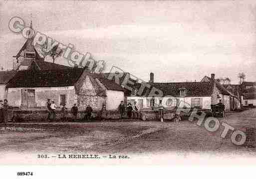 Ville de HERELLE(LA), carte postale ancienne