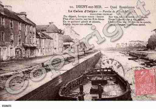 Ville de ISIGNYSURMER, carte postale ancienne