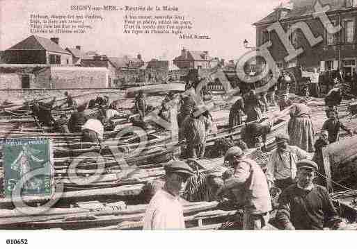 Ville de ISIGNYSURMER, carte postale ancienne