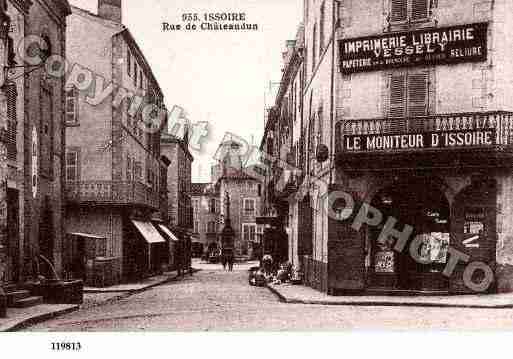 Ville de ISSOIRE, carte postale ancienne