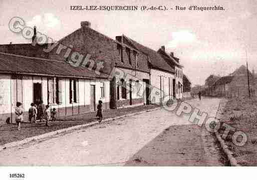 Ville de IZELLESEQUERCHIN, carte postale ancienne