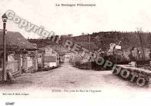 Ville de JUGONLESLACS, carte postale ancienne