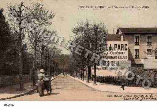 Ville de JUVISYSURORGE, carte postale ancienne