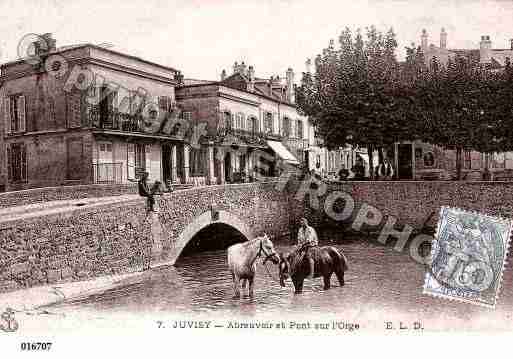 Ville de JUVISYSURORGE, carte postale ancienne