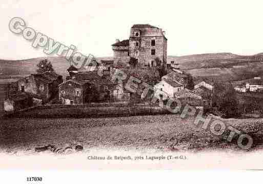 Ville de LAGUEPIE, carte postale ancienne