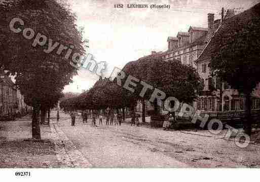 Ville de LIXHEIM, carte postale ancienne Ville de LIXHEIM, carte postale ancienne