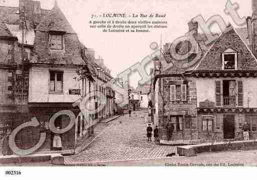 Ville de LOCMINE, carte postale ancienne