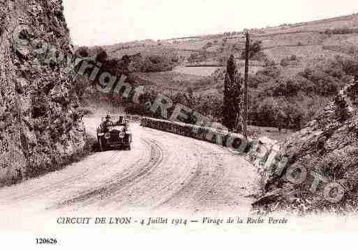 Ville de LYON, carte postale ancienne