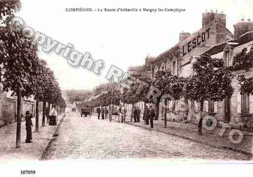 Ville de MARGNYLESCOMPIEGNE, carte postale ancienne