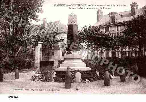 Ville de MARGNYLESCOMPIEGNE, carte postale ancienne