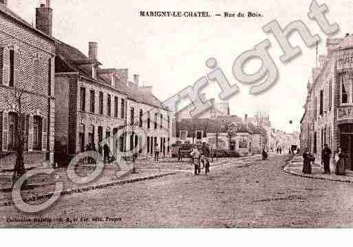 Ville de MARIGNYLECHATEL, carte postale ancienne